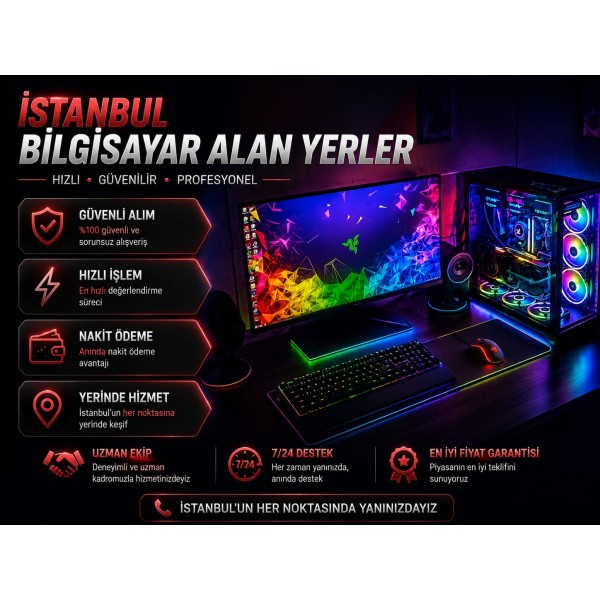 Anında Nakit Ödeme - Her Marka Bilgisayar Alınır - En İyi Fiyata Sat