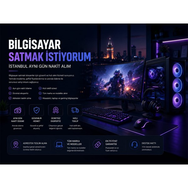 İkinci El Bilgisayar Alan Yerler İstanbul – Laptop, MacBook ve PC Alımı