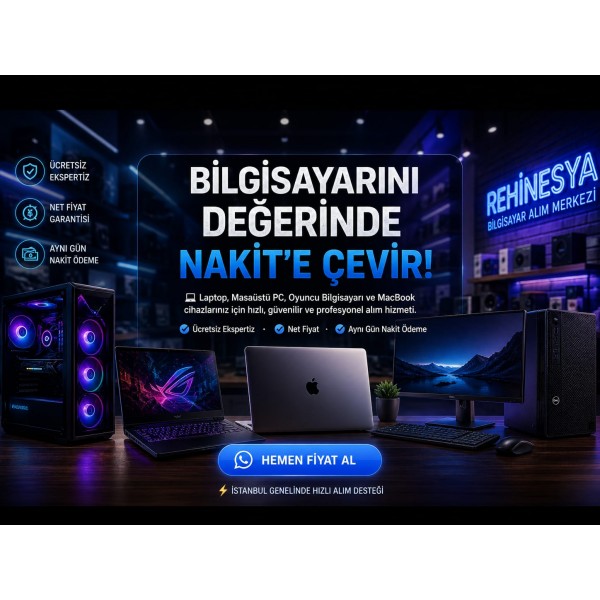 İkinci El Laptopunuzu Hızlıca Nakde  Çevirin