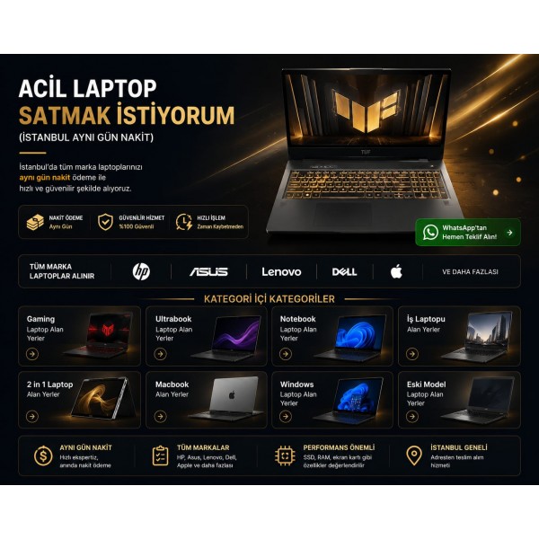 İkinci el bilgisayar ve laptop alan yerler İstanbul 5