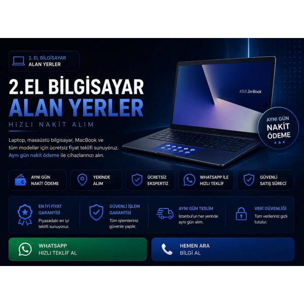 2.El Bilgisayar Alan Yerler | Hızlı Nakit Alım