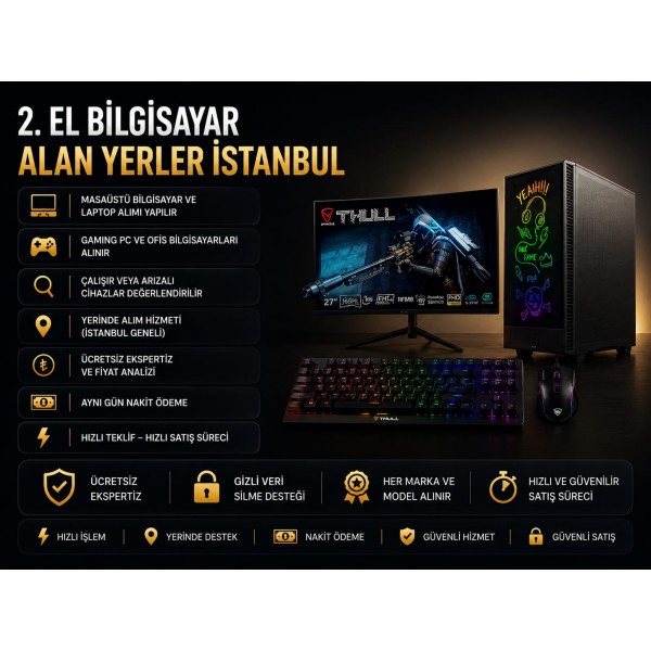 2. El Bilgisayar Alan Yerler İstanbul