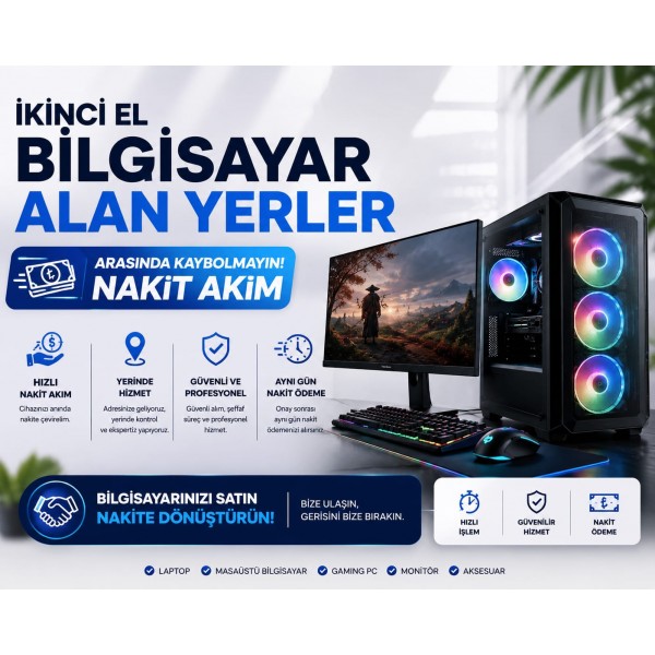 İkinci El Bilgisayar Alan Yerler Arasında Kaybolmayın | Hızlı Nakit Alım