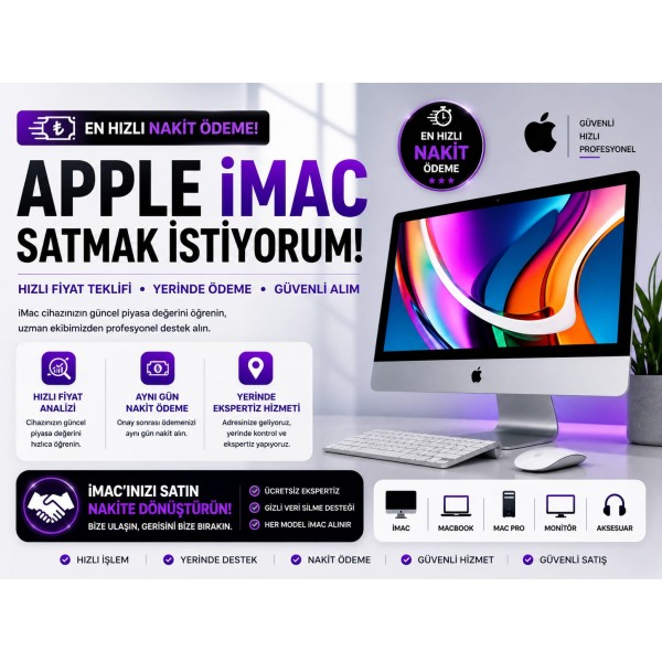 Apple iMac Satmak İstiyorum