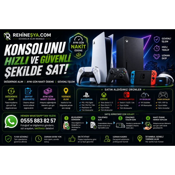 Konsolumu Hızlı ve Güvenli Şekilde Satmak İstiyorum