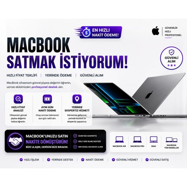Macbook Sat İstanbul Hızlı Nakit Alım