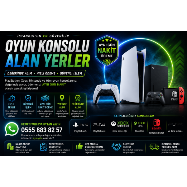 PlayStation ve Xbox Nakit Alım Merkezi İstanbul