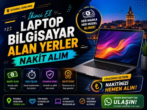 Ataşehir 2. El Bilgisayar Alan Yerler (Aynı Gün Nakit)
