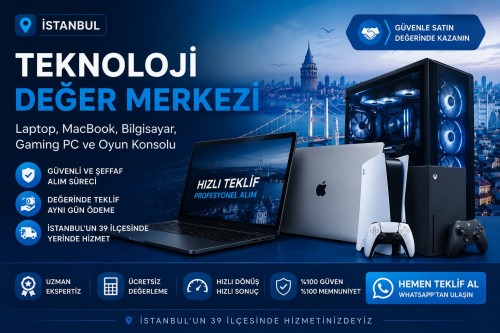 İstanbul Teknoloji Değer Merkezi | Laptop ve Bilgisayar Alımı