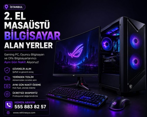 2 El Bilgisayar Alan Yerler | Aynı Gün Nakit Alım