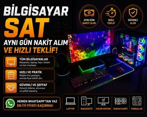 2. El Masaüstü Bilgisayar Alanlar | İstanbul Aynı Gün Nakit