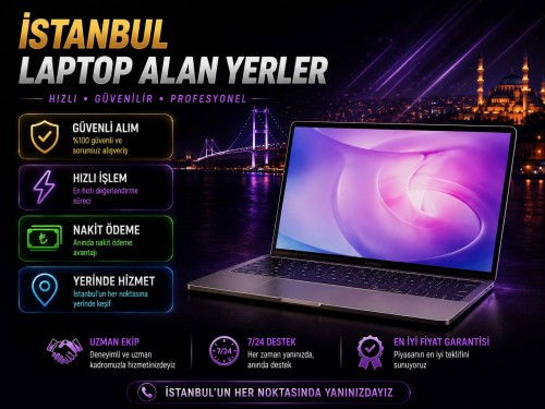 İstanbul Laptop Alan Yerler