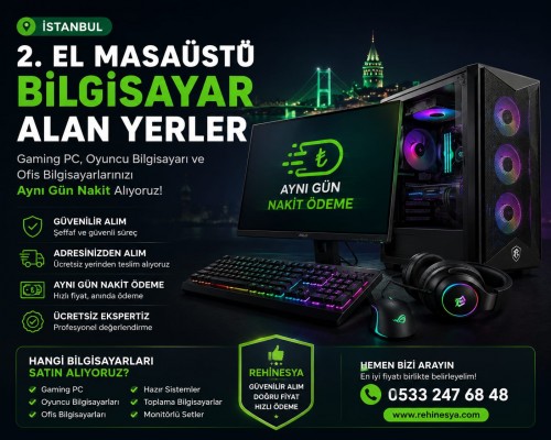 2. El Masaüstü Bilgisayar Alan Yerler
