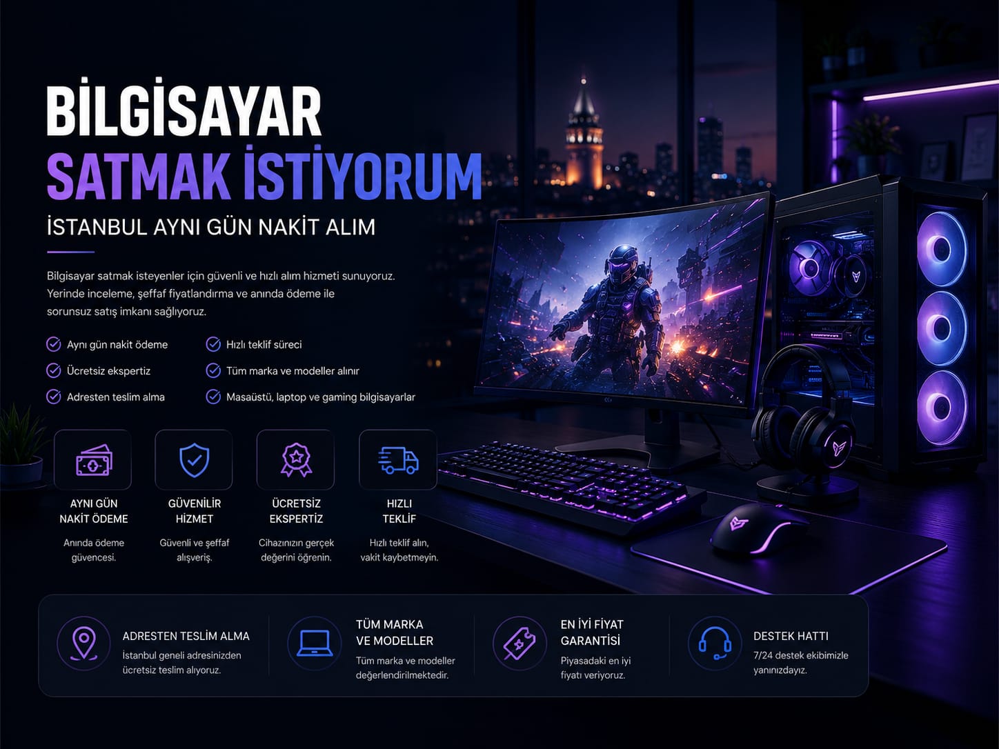 <h2>Bilgisayarı Nereye Satabilirim?. Bilgisayar Alan Yerler</h2>