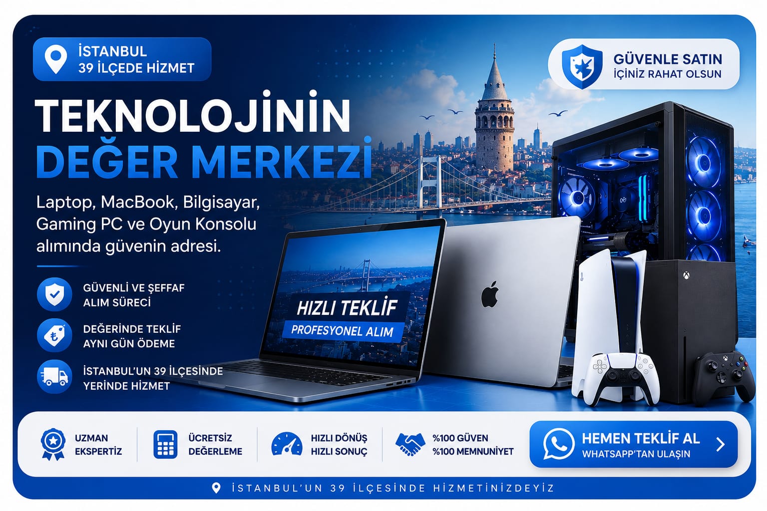 Teknoloji Ürününü Değerinde Sat